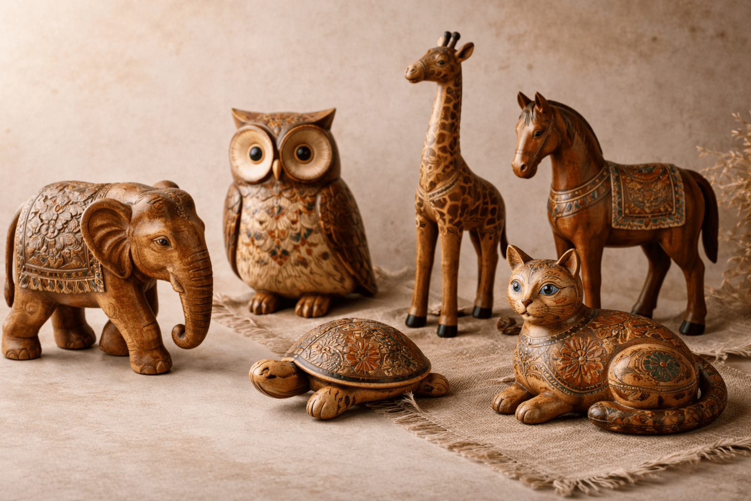 Wooden Animals - Matchless Gifts