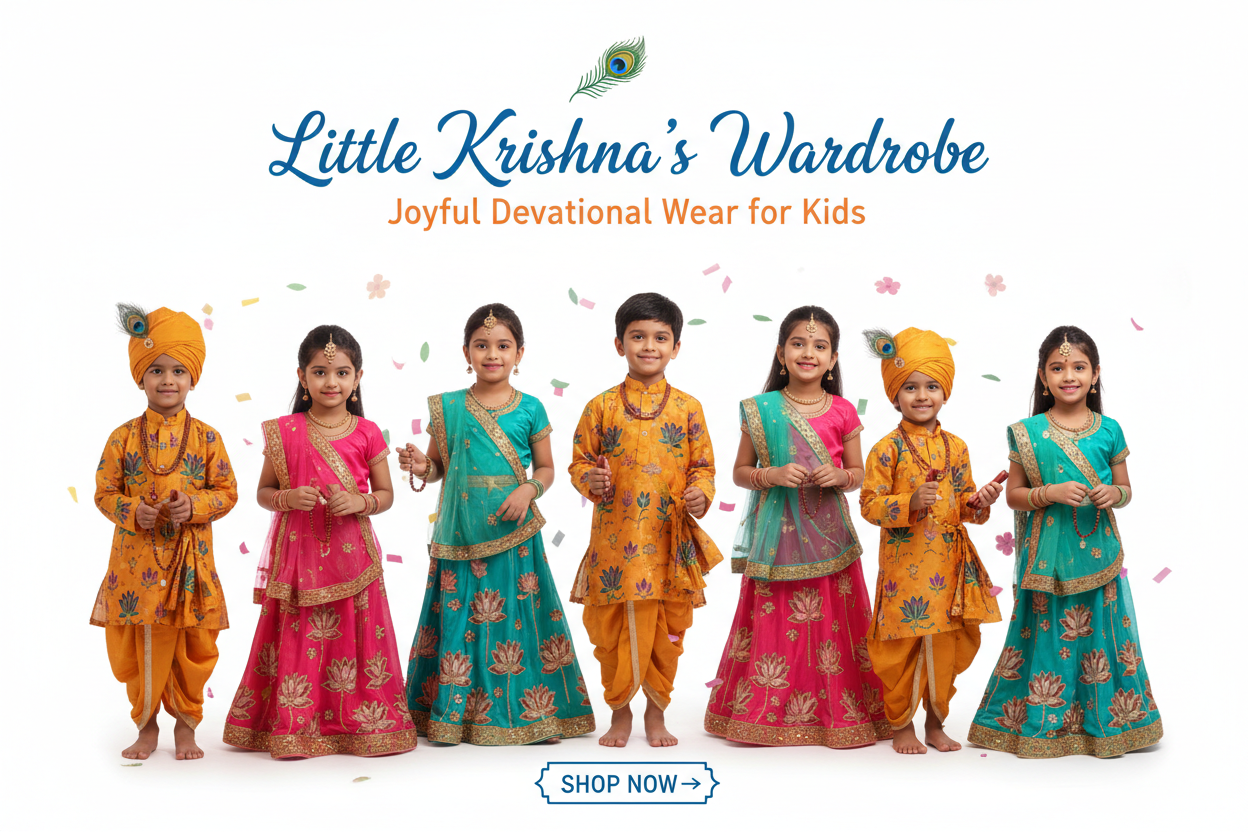Kids' Devotional Clothing & Traditional Indian Wear