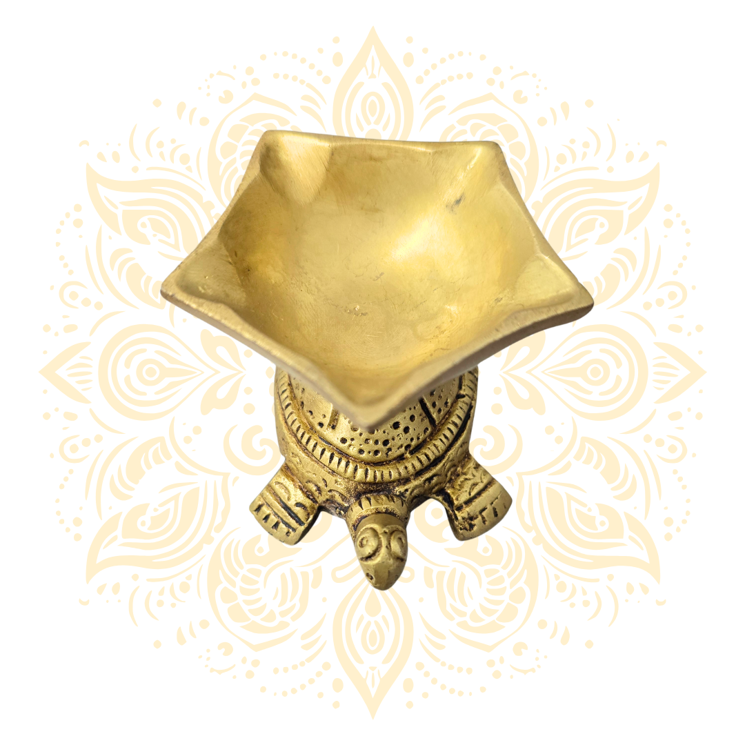 Brass Turtle Deepak 2x3”