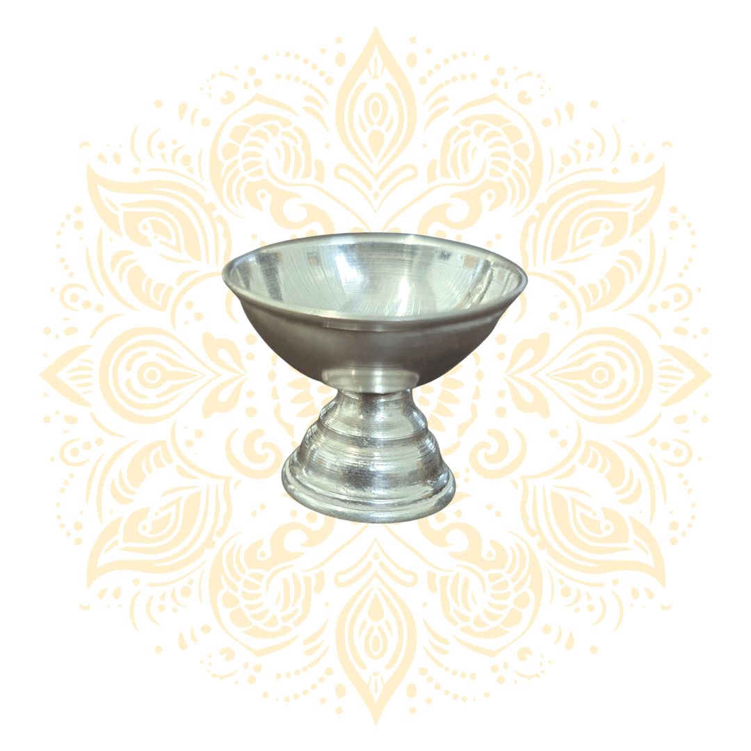 925 Sterling Silver Oil Lamp (Diya) - Matchless Gifts