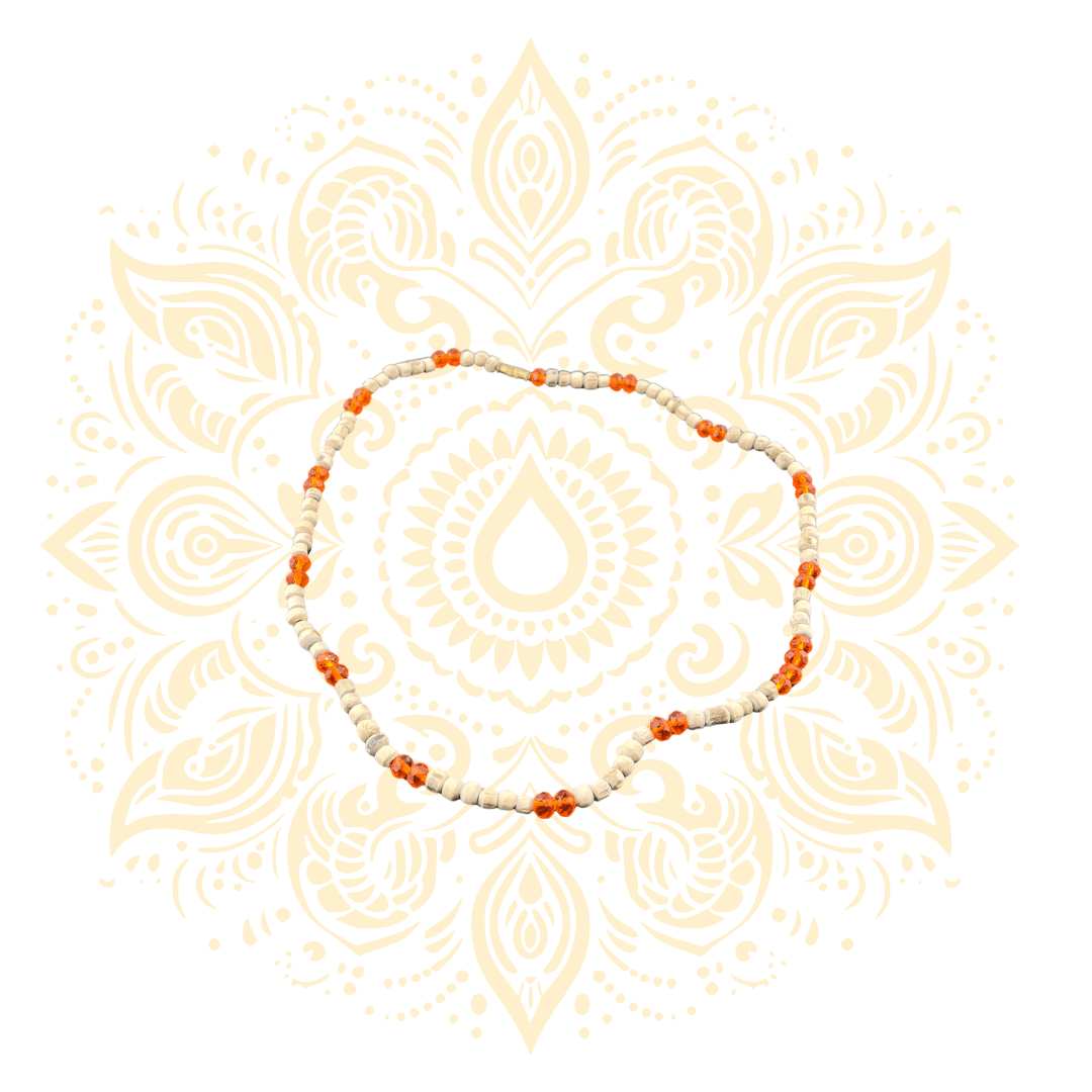 Tulasi Necklace w/ Decorative Stone Beads | 5 Colors - Matchless Gifts