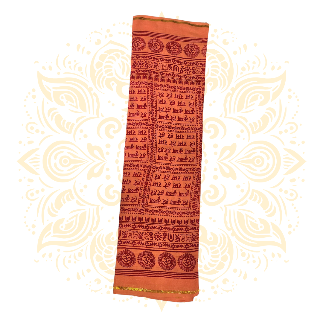 Printed Hari Nam Cotton Chadar