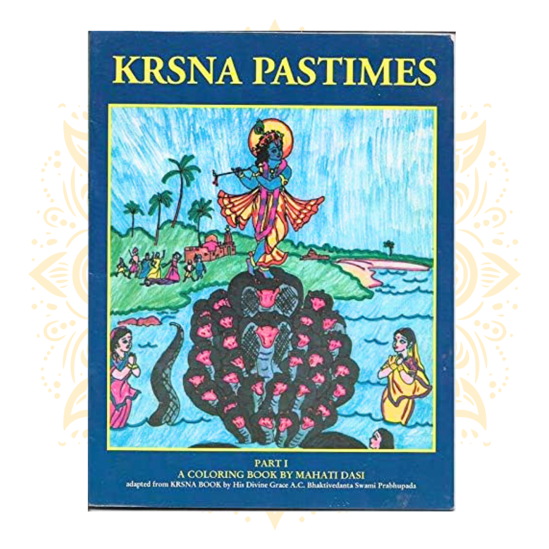 Krsna Pastimes Part I - A Coloring Book By Mahati Dasi - Matchless Gifts