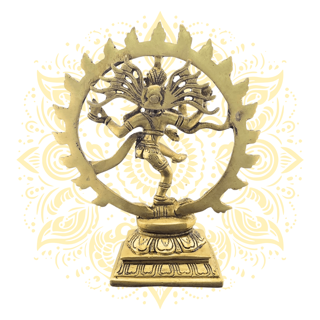 Brass Shiva Nataraja Murti 8" - Matchless Gifts