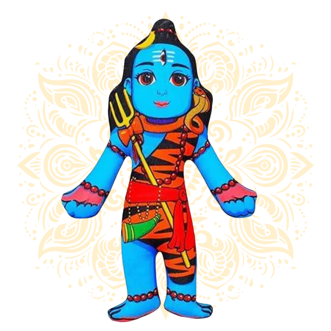 Shiva Parvati Cloth Doll Set 7” - Matchless Gifts