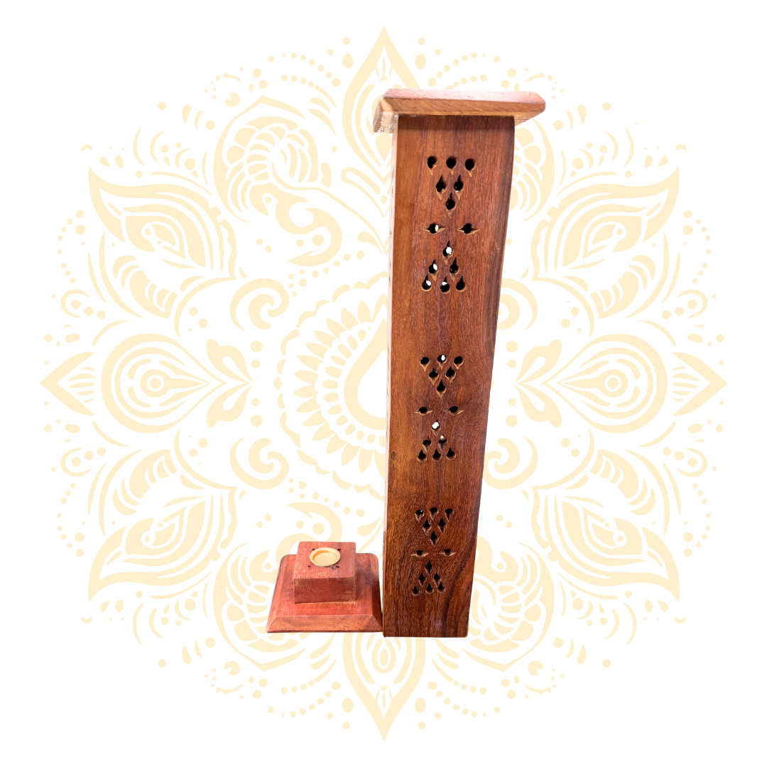 Wooden Tower Incense Holder 12" - Matchless Gifts