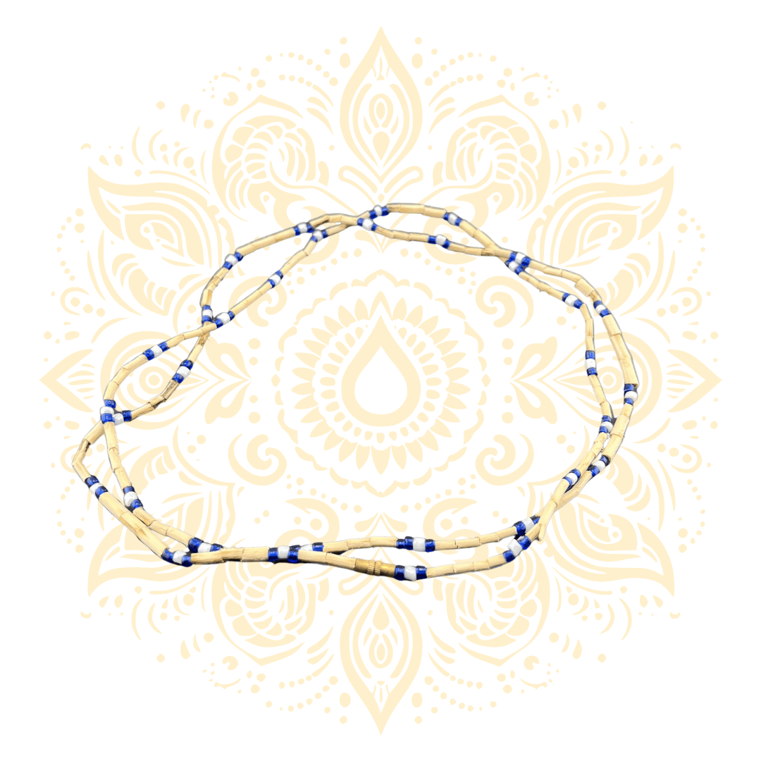 Tulasi Neckbeads - Blue & Light Blue Beads - Matchless Gifts2