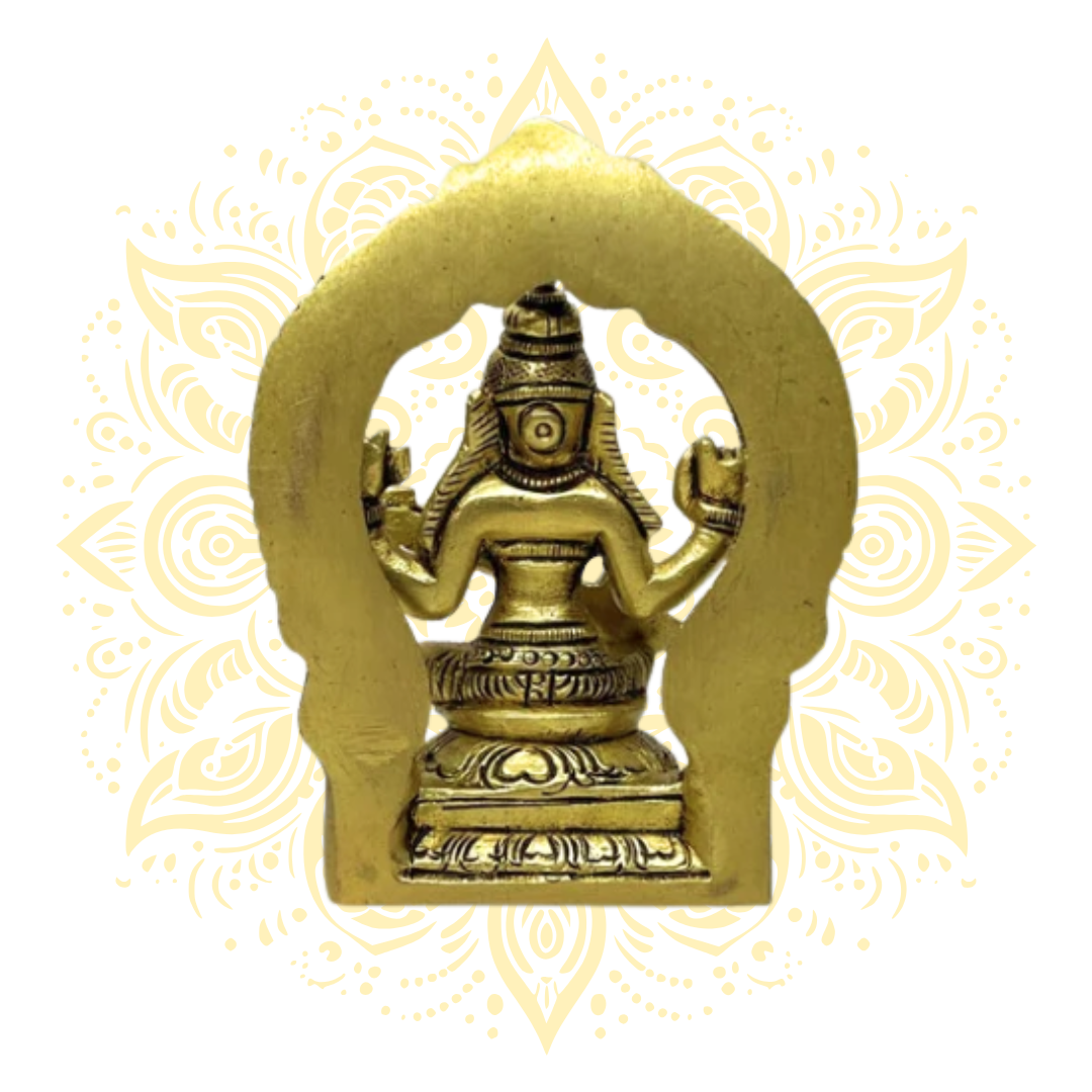 Brass Saraswati Murti 3.5"