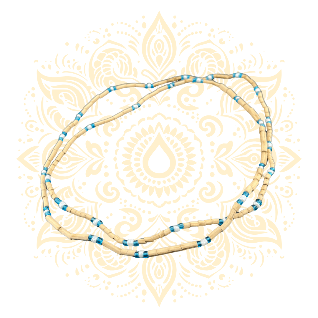 Tulasi Neckbeads - Blue & Light Blue Beads - Matchless Gifts1