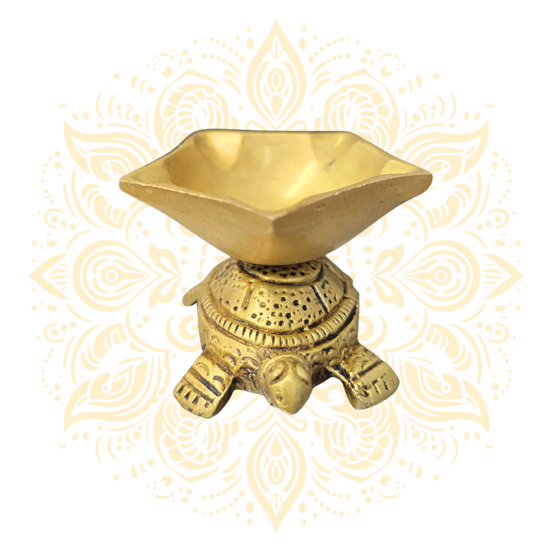 Brass Turtle Deepak 2x3”