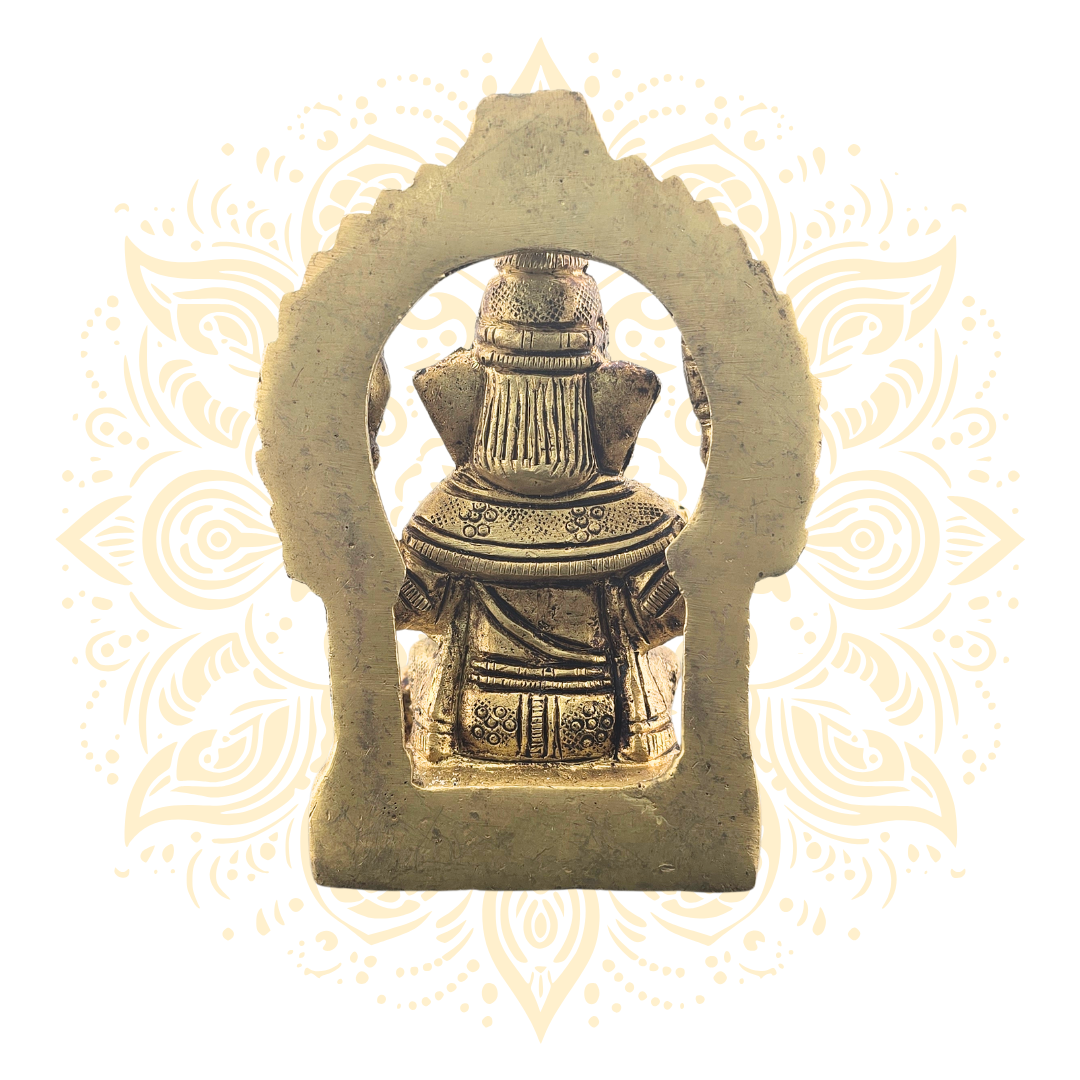 Brass Ganesh Statue 3.5"