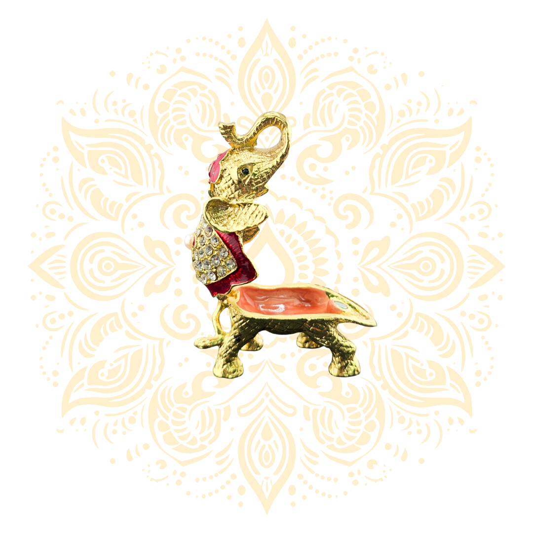 Jeweled Elephant Trinket Box - Matchless Gifts