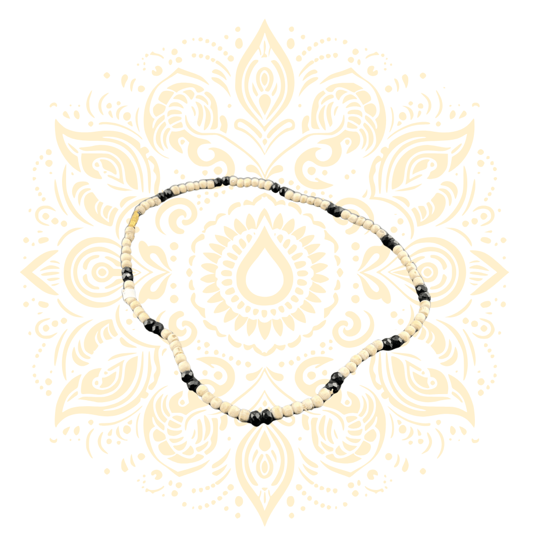 Tulasi Necklace w/ Decorative Stone Beads | 5 Colors - Matchless Gifts