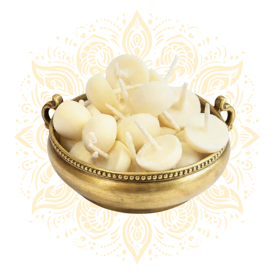 Cow's Ghee Jyot Wick 100 pieces