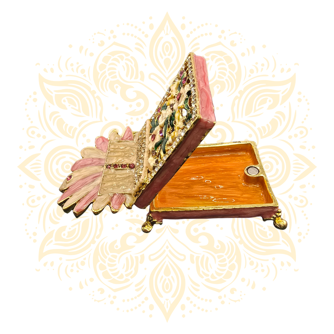 Bed Shaped Trinket Box Decorative Keepsake Box