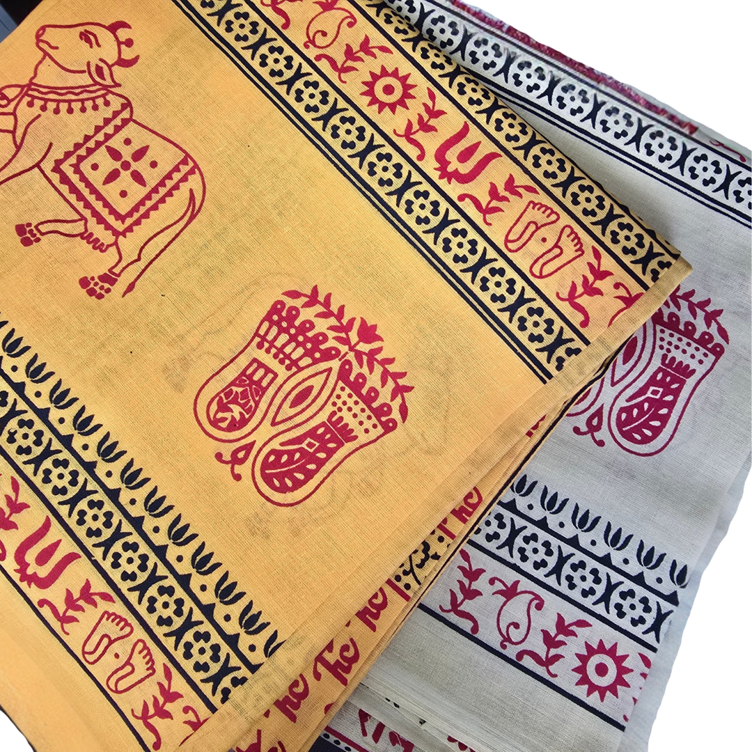 Printed Devotional Cotton Chadar
