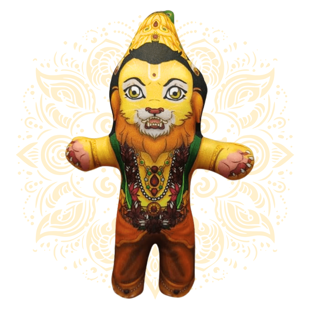 Narasimha Cloth Doll 9” - Matchless Gifts