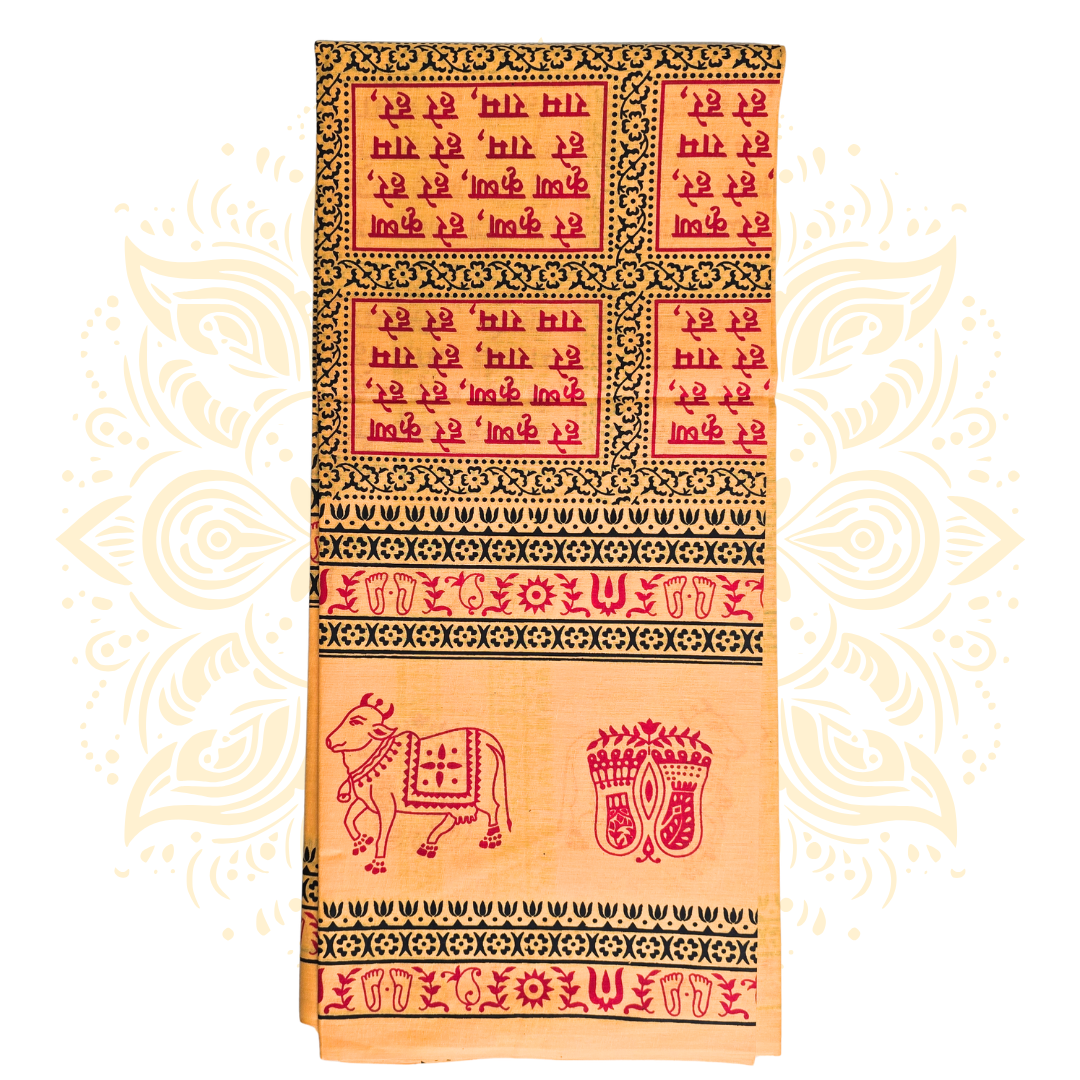 Printed Devotional Cotton Chadar