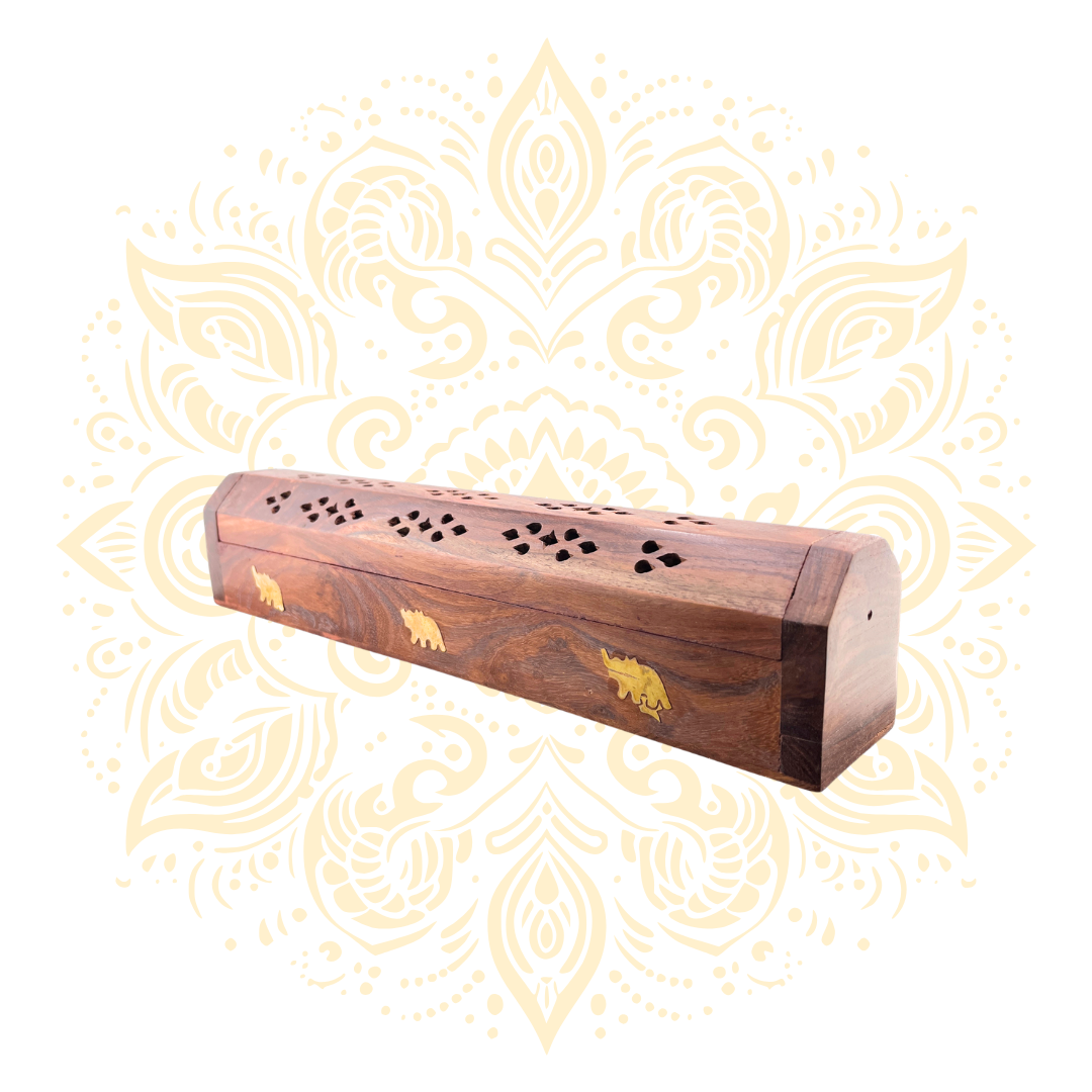 Wooden Flate Incense Holder 12"