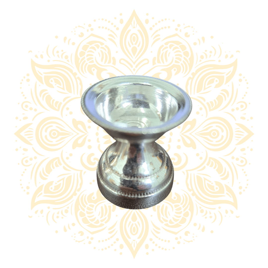 925 Sterling Silver Oil Lamp (Diya) - Matchless Gifts