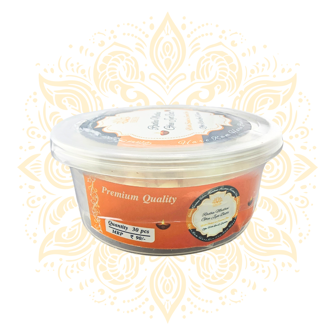 Cow Ghee Cotton Wicks for Oil Lamps
