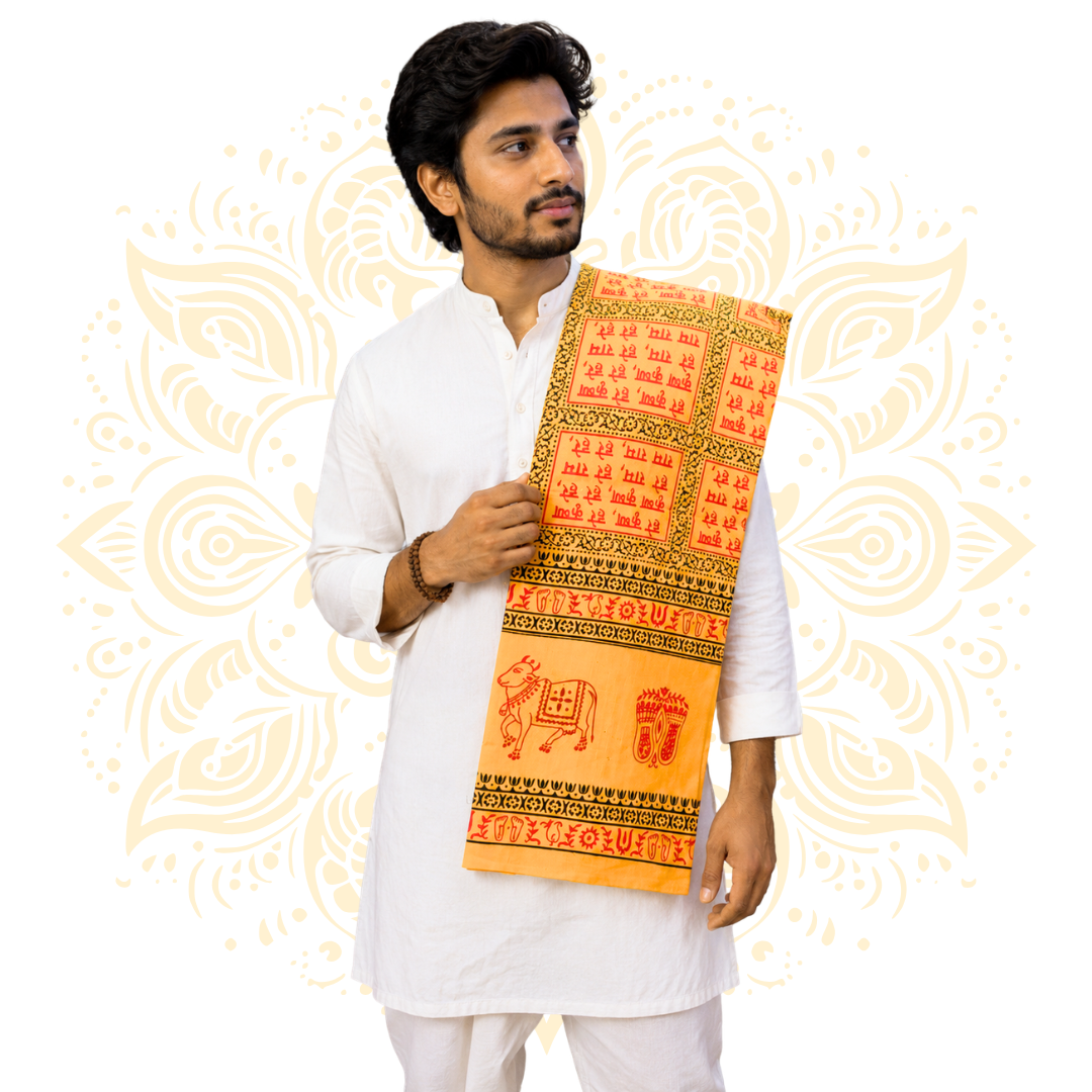 Printed Devotional Cotton Chadar