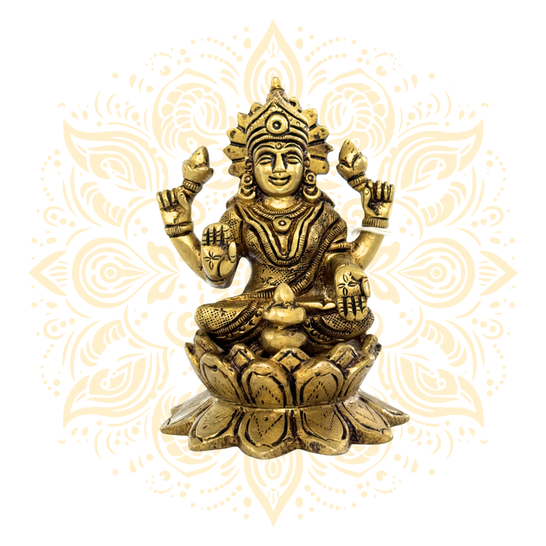 Assorted Brass Goddess Laxmi Murtis - Matchless Gifts15