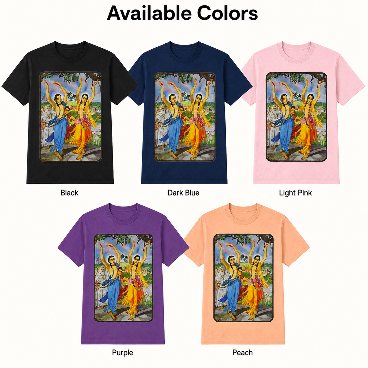 Sri Gaura-Nitai Cotton T-Shirt