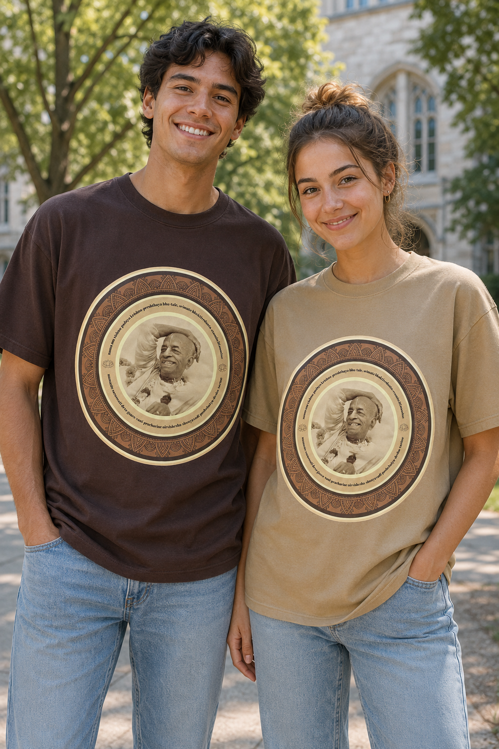 Srila Prabhupada Mandala Unisex T-Shirt