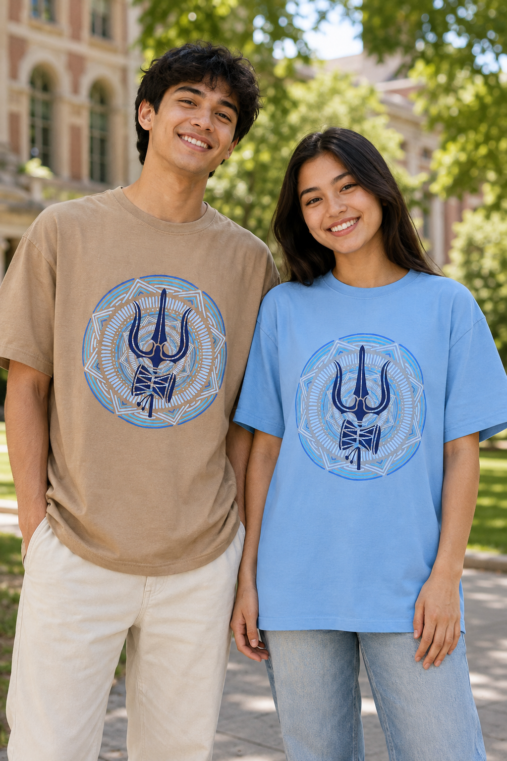 Vaishnava Tilak & Mridanga Unisex T-Shirt