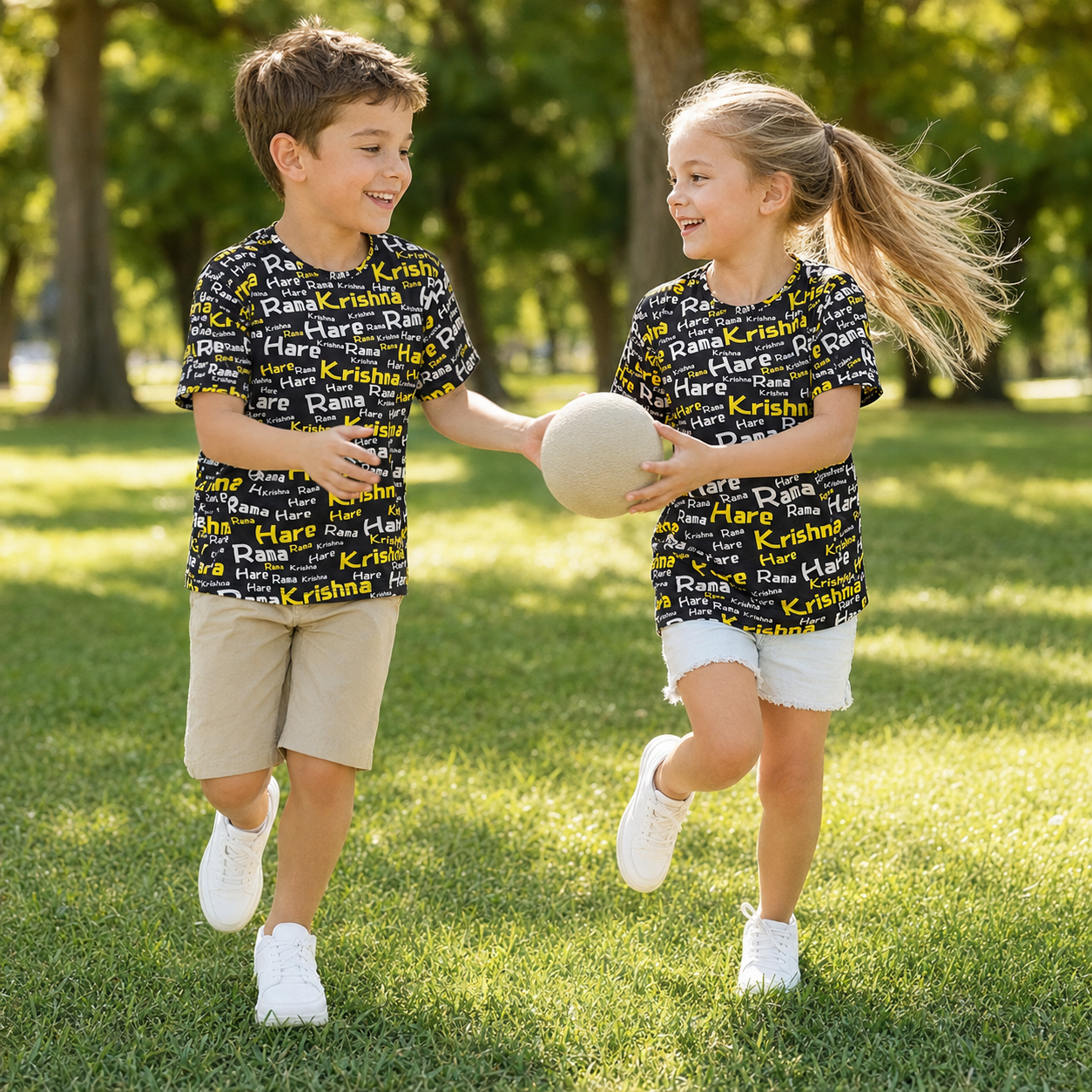 Kids Hare Krishna Rama All-Over Print T-Shirt - Matchless Gifts1