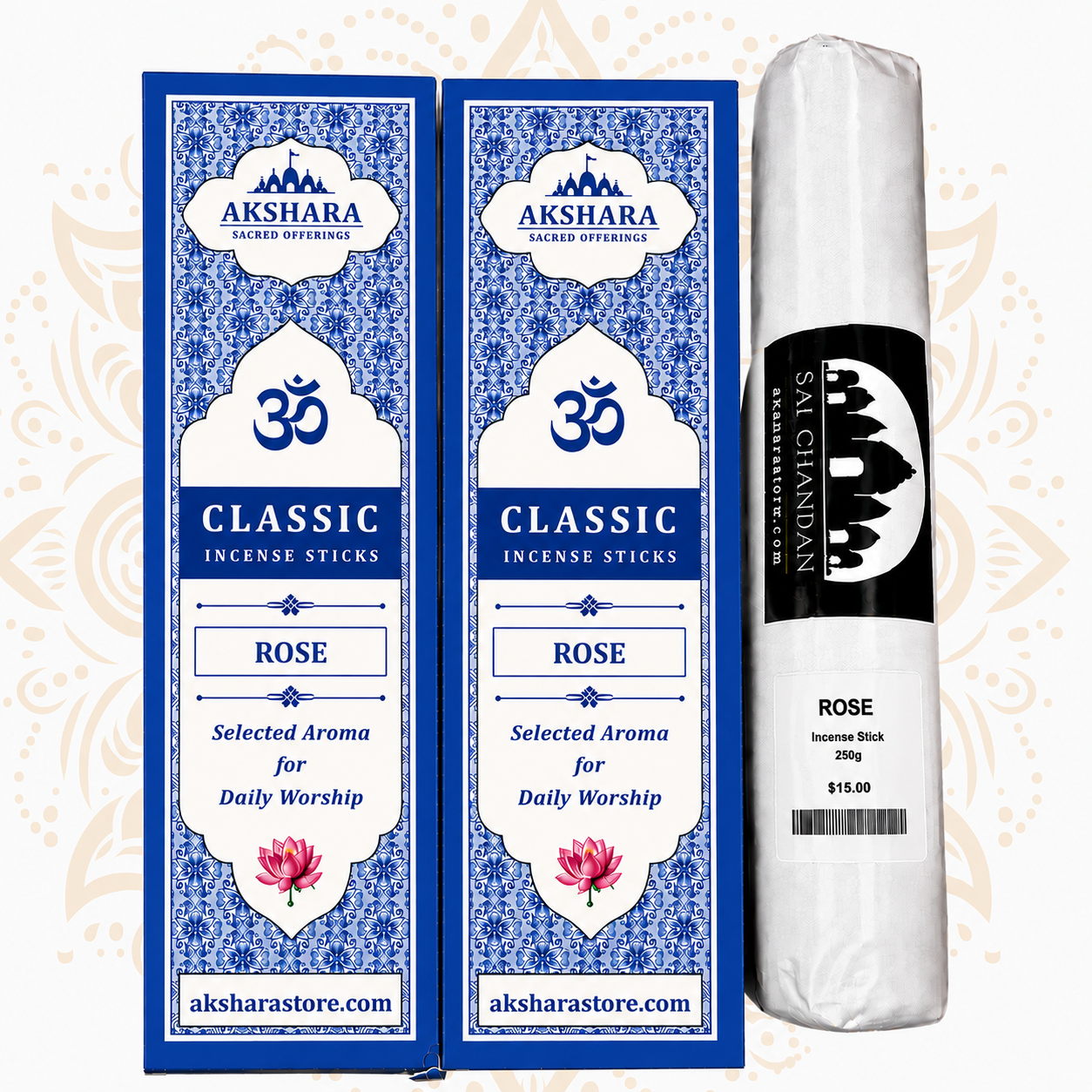 Rose Incense Sticks – Sweet Floral Fragrance