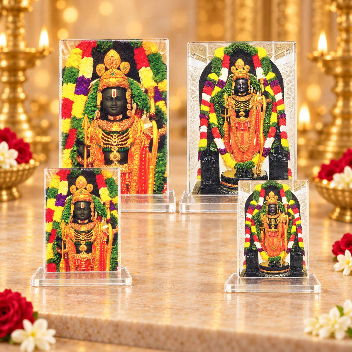 Acrylic Balaji Photo Stand – Choose Your Size - Matchless Gifts