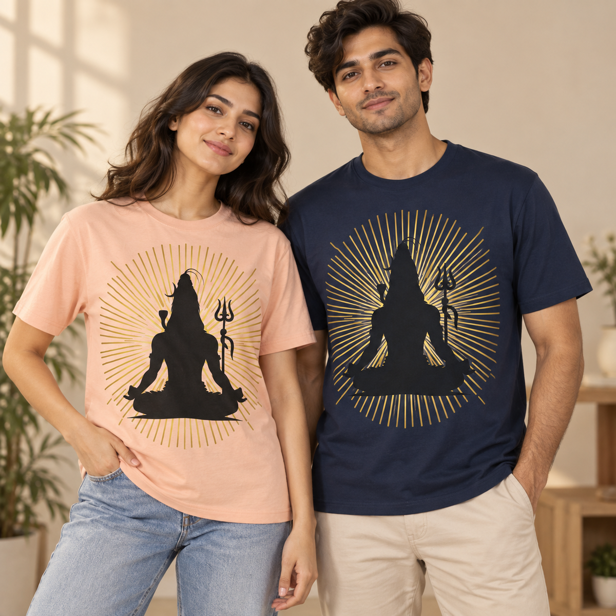 Shadow Shiva Unisex Devotional T-Shirt