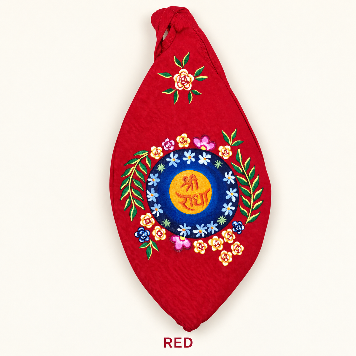Sri Radha Bead Bag Hand Painted