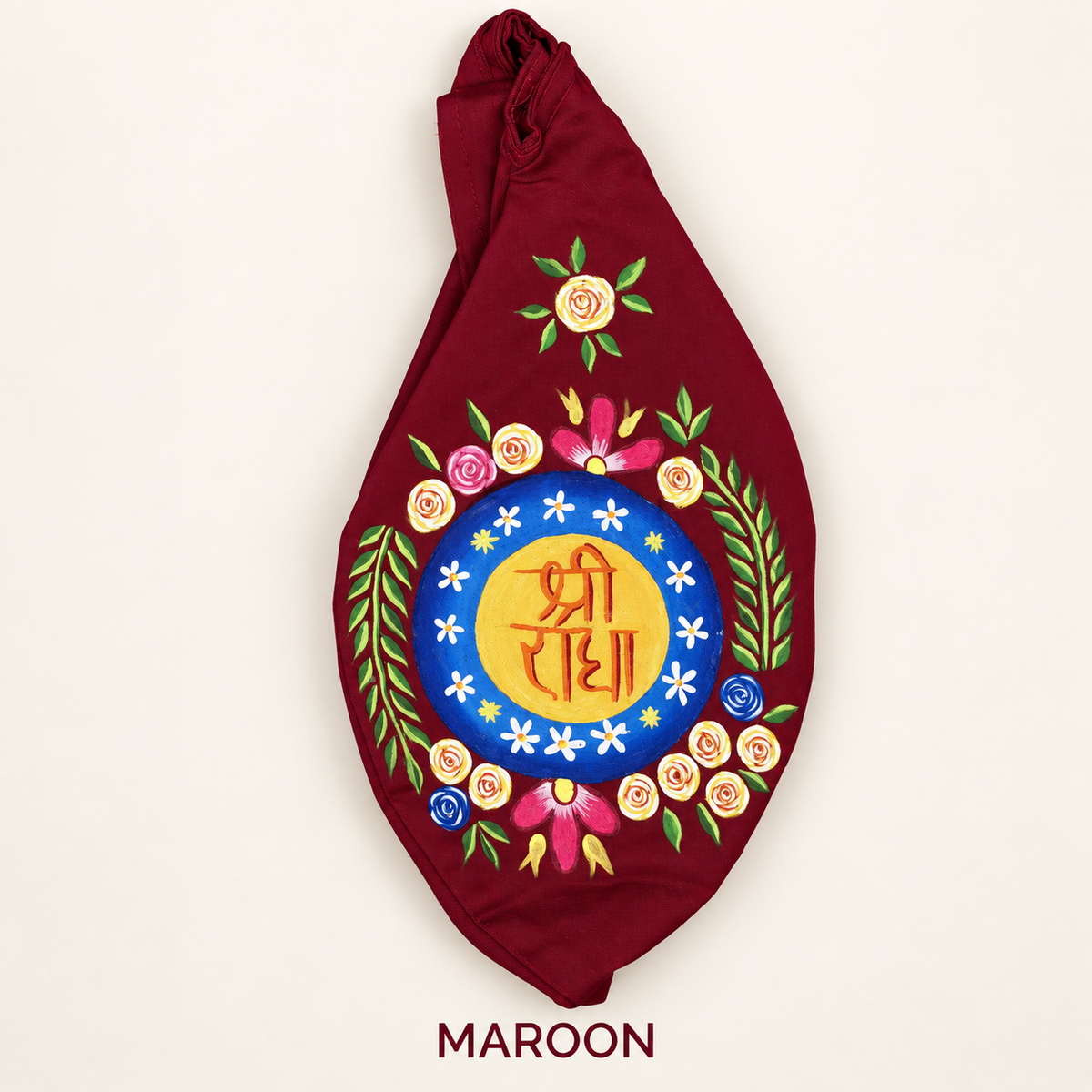 Sri Radha Bead Bag Hand Painted