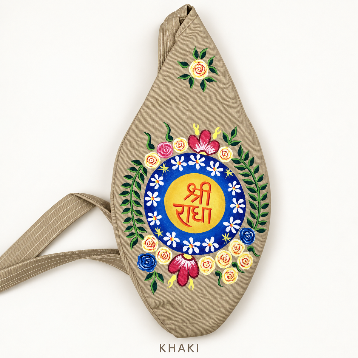 Sri Radha Bead Bag Hand Painted