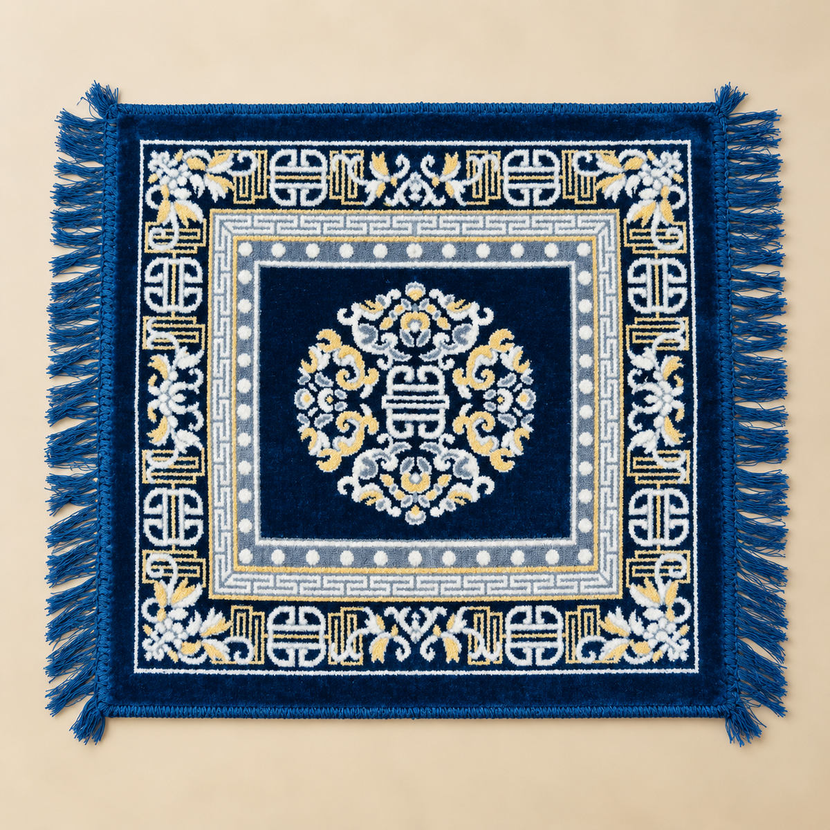 Velvet Pooja Aasan & Meditation Rug 20" x 19"