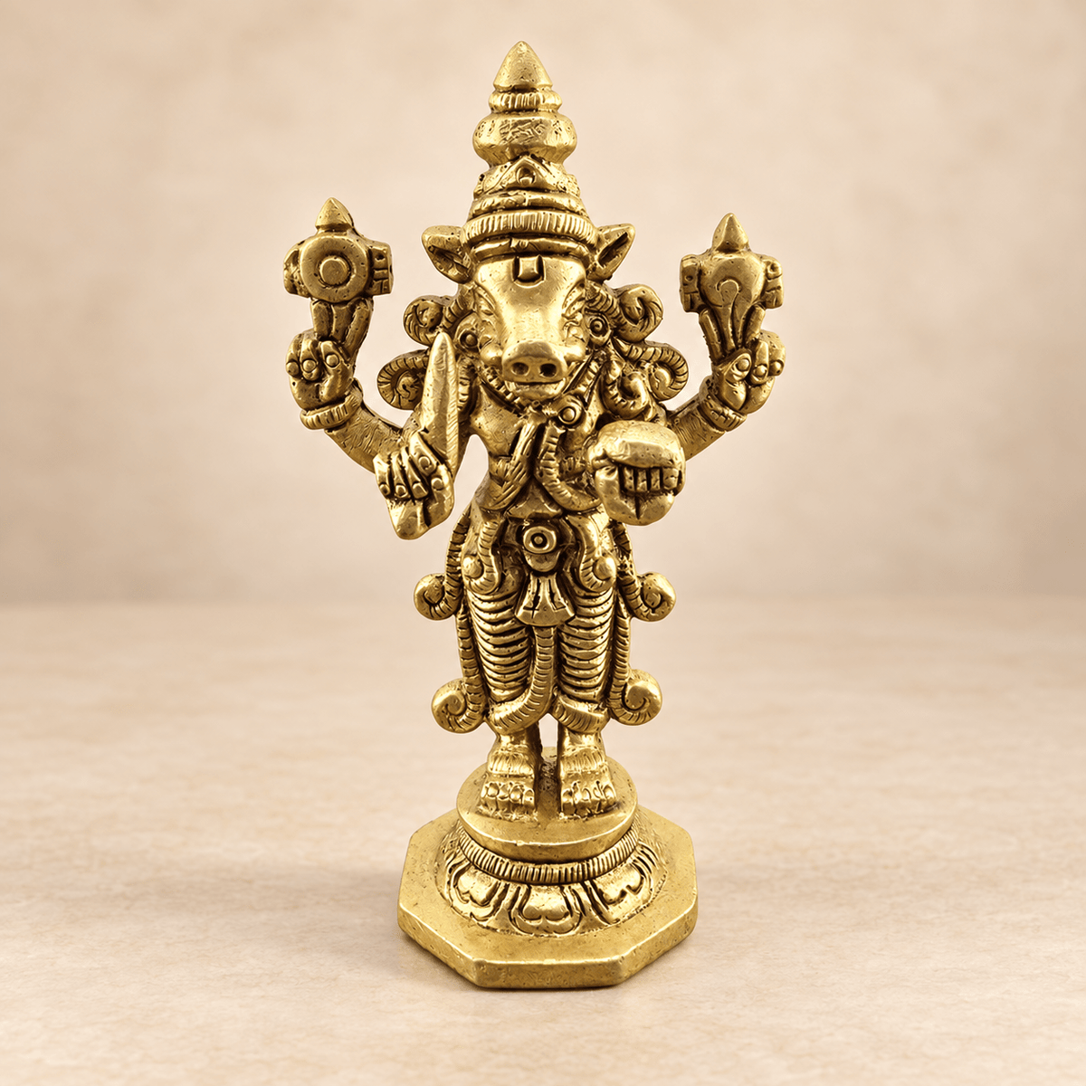 Brass Dashavatara of Vishnu Murti 4" – Choose Your Avatar - Matchless Gifts