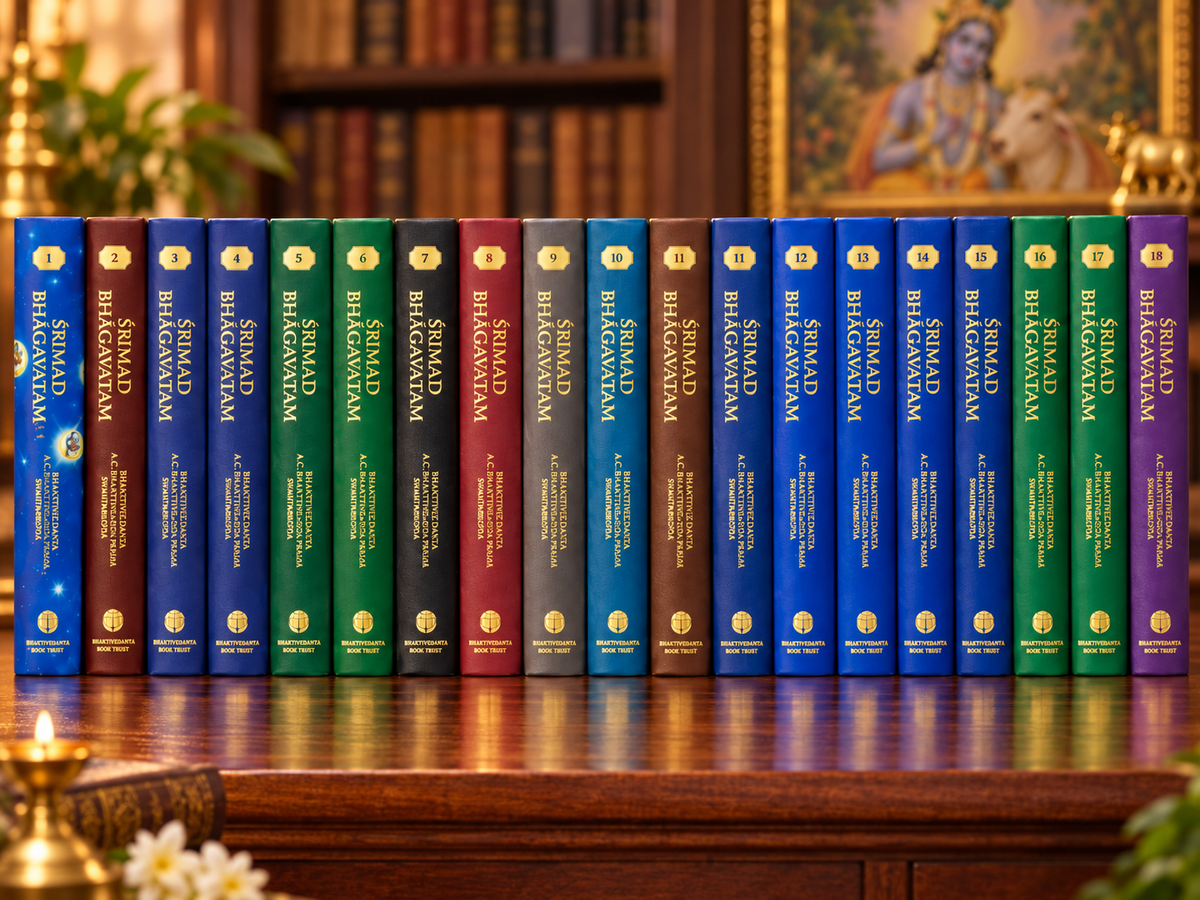 Srimad Bhagavatam Set (18 Volumes) - multiple languages available