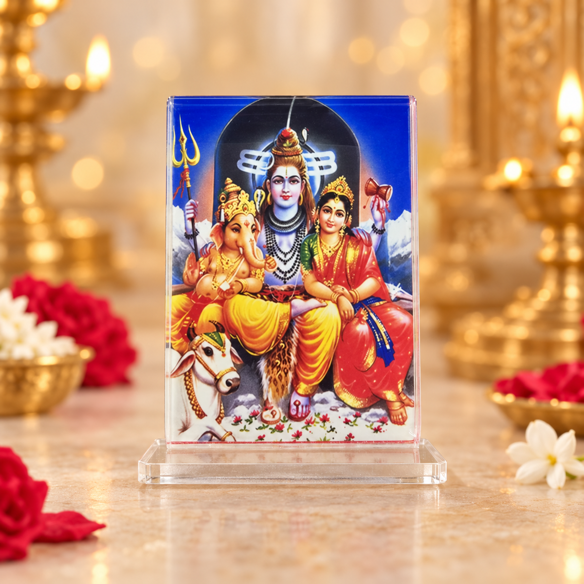 Acrylic Shiva Photo Stand – Choose Your Size