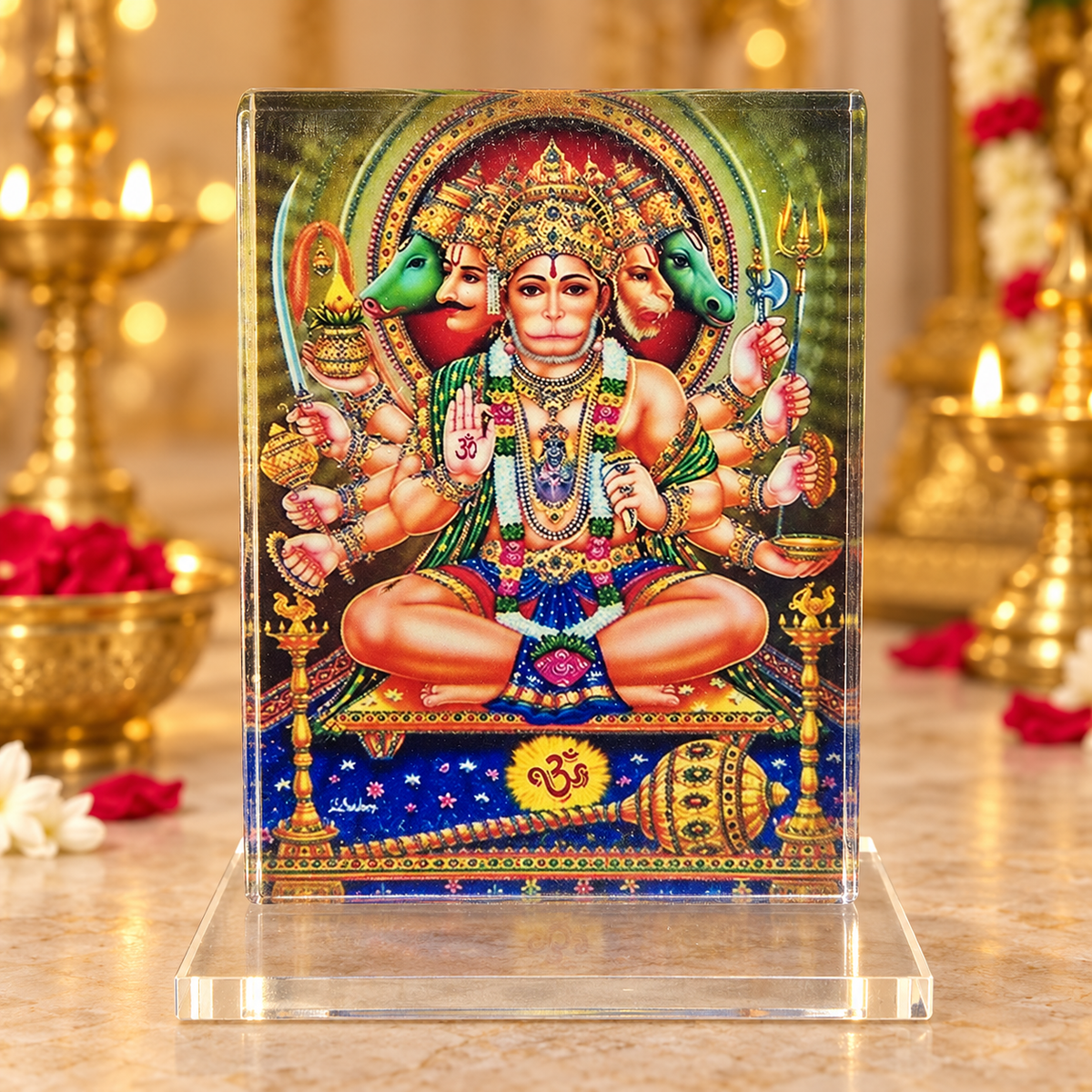 Acrylic Hanuman Photo Stand – Choose Your Size