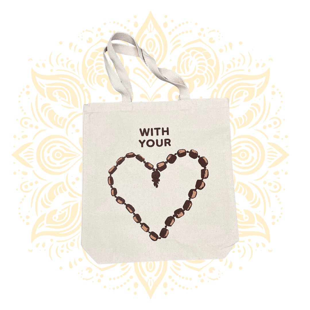 Devotional Tote Bag | Reusable Shopping Bag w/ 2 Designs