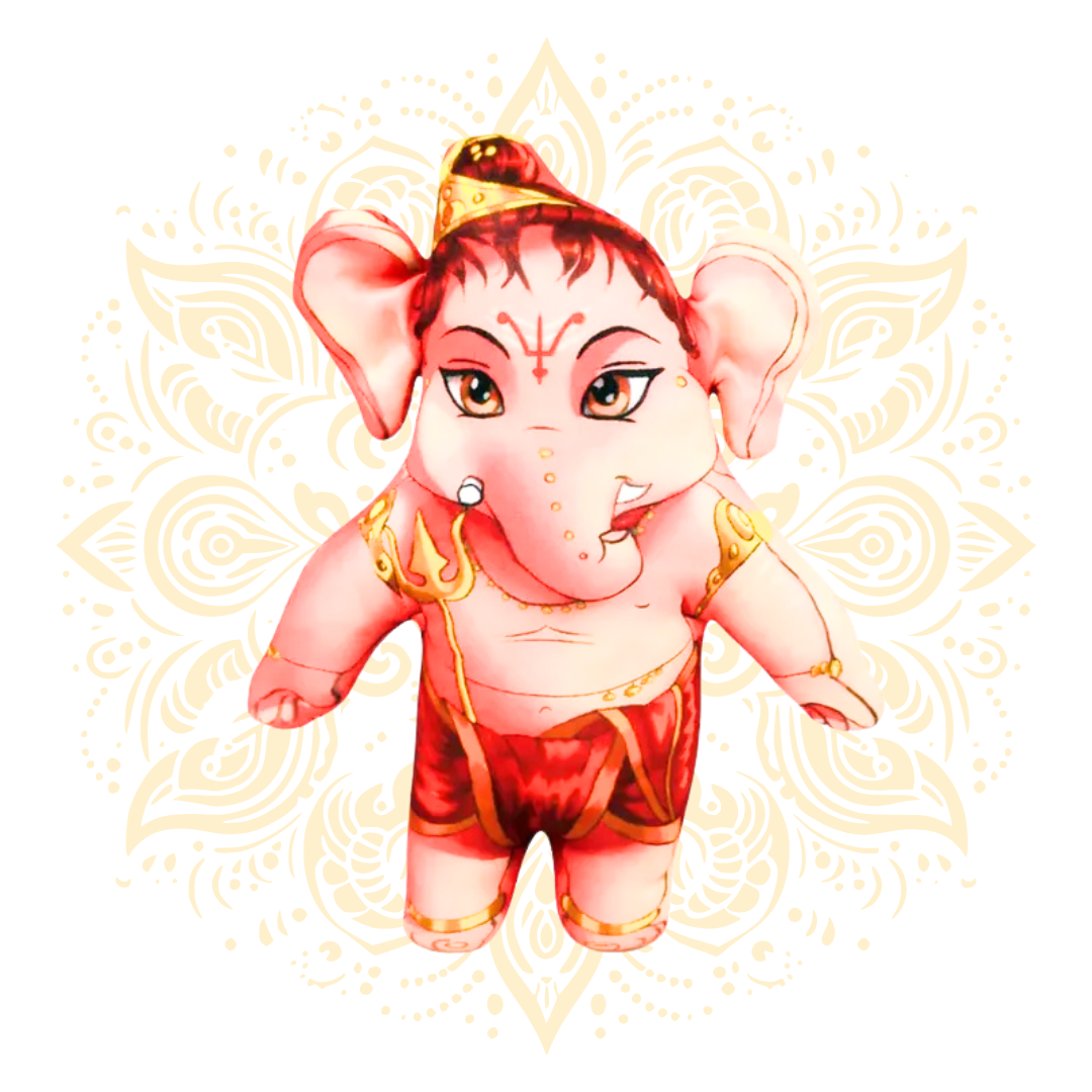 Ganesh Cloth Doll 7” - Matchless Gifts