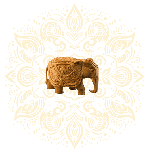 Wooden Shyar Carving Elephant - Matchless Gifts