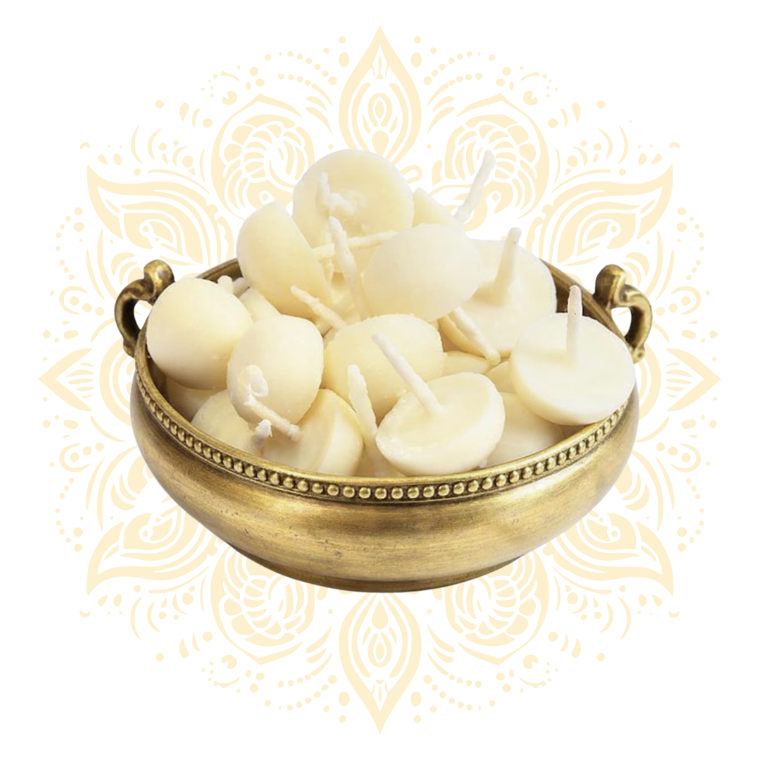 Cow Ghee Cotton Wicks for Oil Lamps