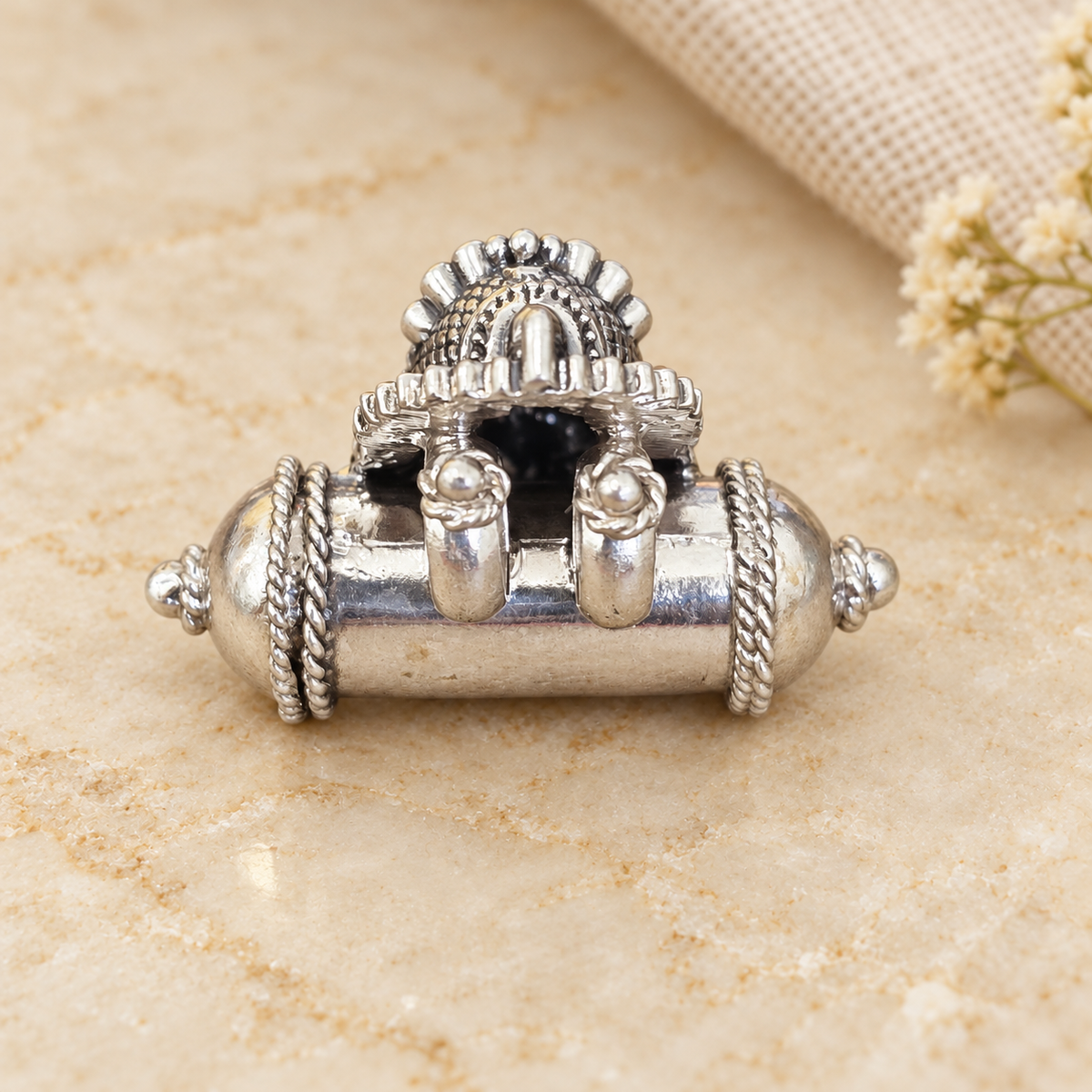 925 Sterling Silver Narasimha Kavach Head – Two Sizes