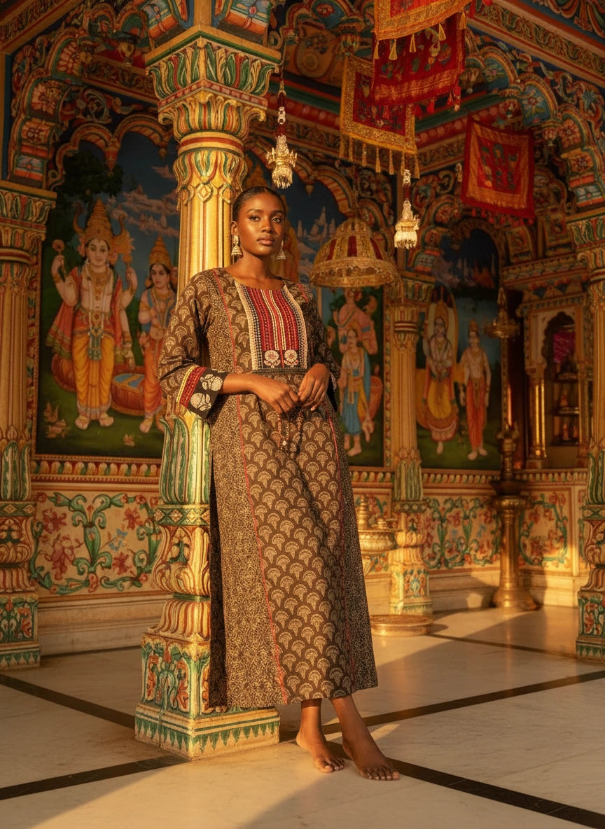 Cotton Kurti Long - Matchless Gifts