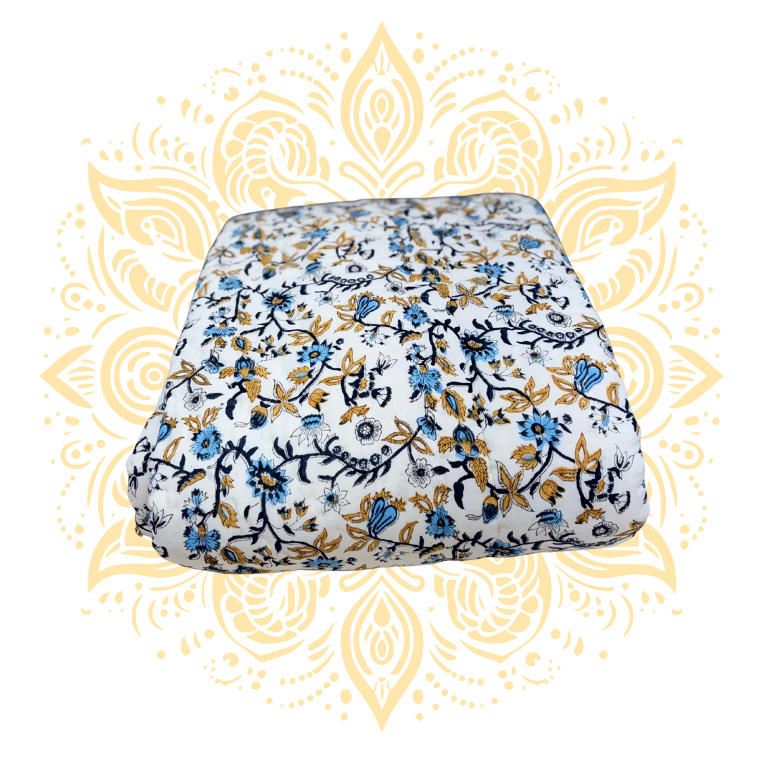Printed Cotton Quilt - Queen Size 90" x 108" - Matchless Gifts14