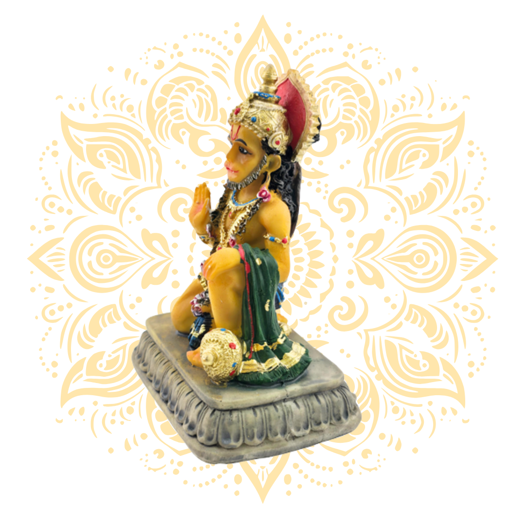 Polyresin Mini Lord Hanuman 3.5" - Matchless Gifts